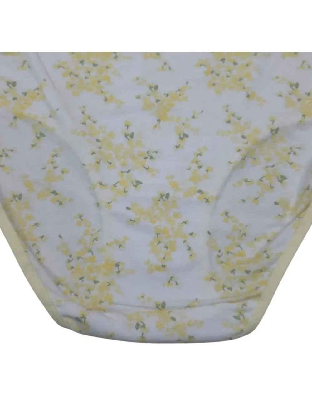 Laura Ashley Womens 5-Pack Tag-Free Medium Panties Briefs Cotton Spandex Yellow